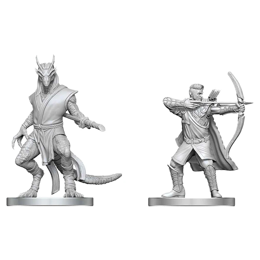 Dungeons & Dragons: Nolzur's Marvelous Miniatures - Elf Ranger & Dragonborn Monk