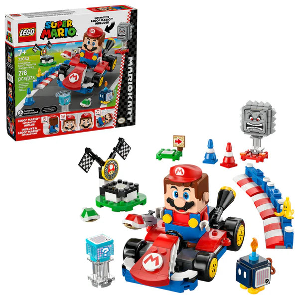 LEGO Mario Kart: Interactive LEGO Mario & Standard Kart (72043)