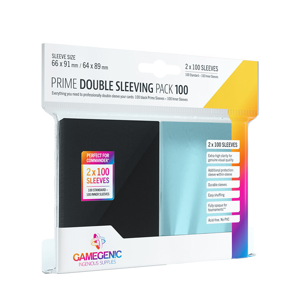 Gamegenic: Prime Double Sleeving Pack (100) Gamegenic: Prime Double Sleeving Pack (100)
