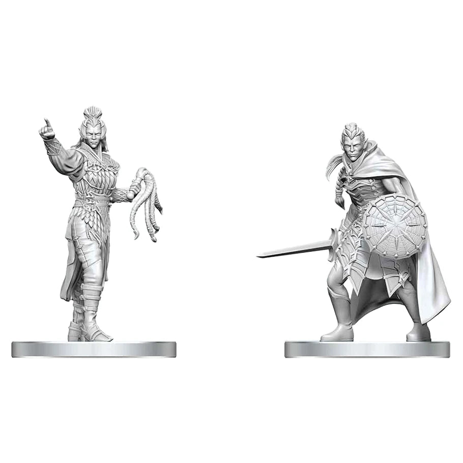 Dungeons & Dragons: Nolzur's Marvelous Miniatures - Drow Elite Warrior & Drow Priestess of Lolth