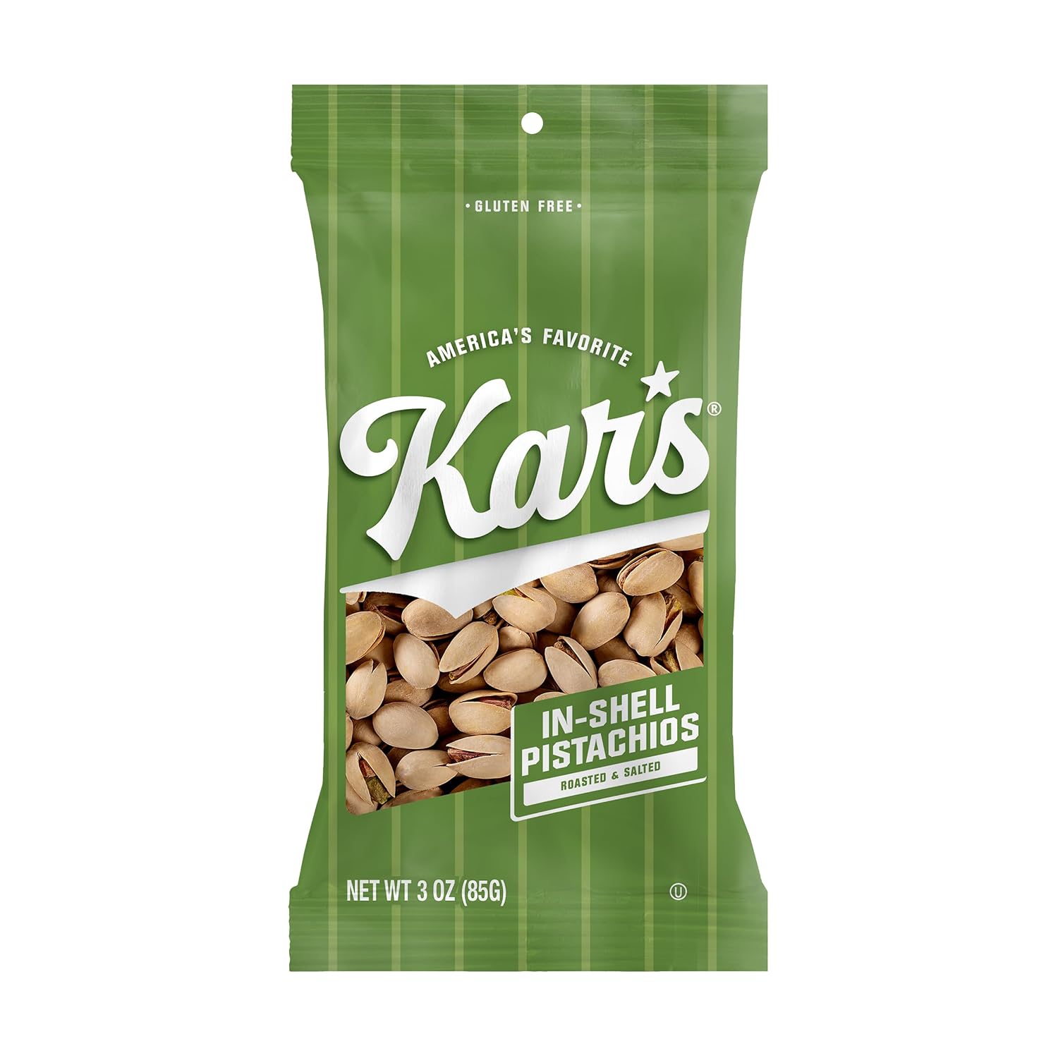 Kar's: Pistachios Salted In-Shell Bag (3 oz)