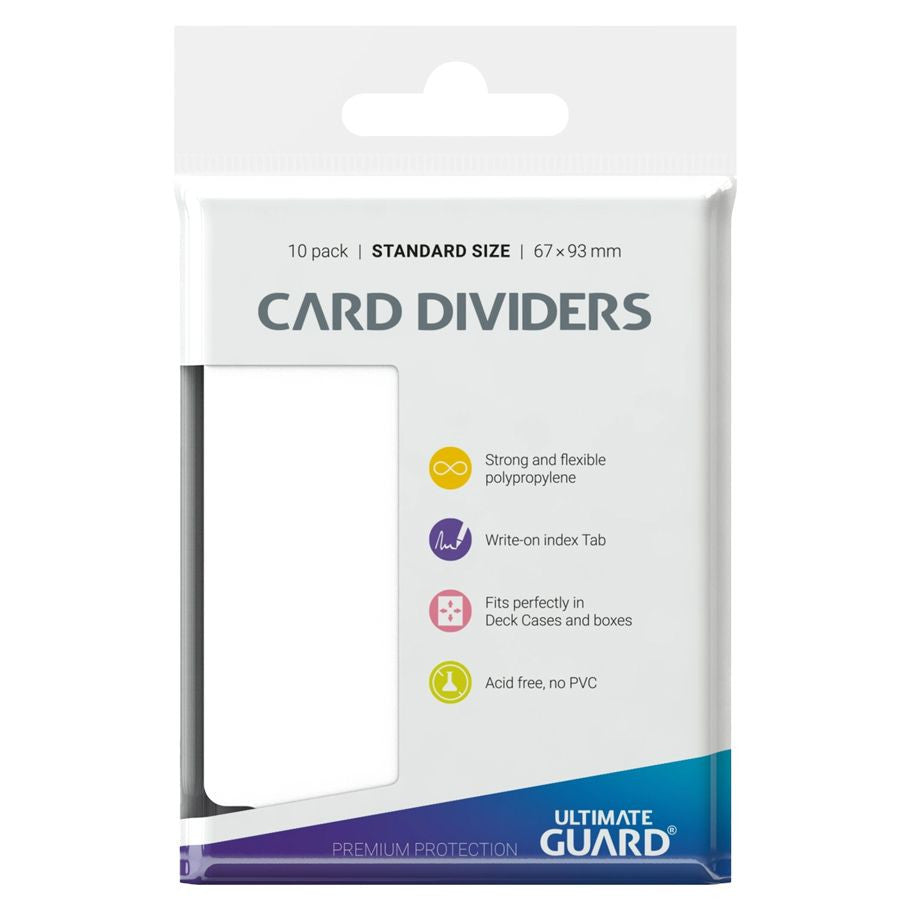 Card Dividers: White (Standard Size)