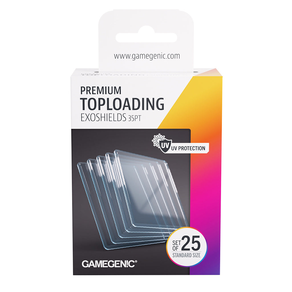 Gamegenic: Premium Toploading Exoshields 35pt - Clear (25ct)