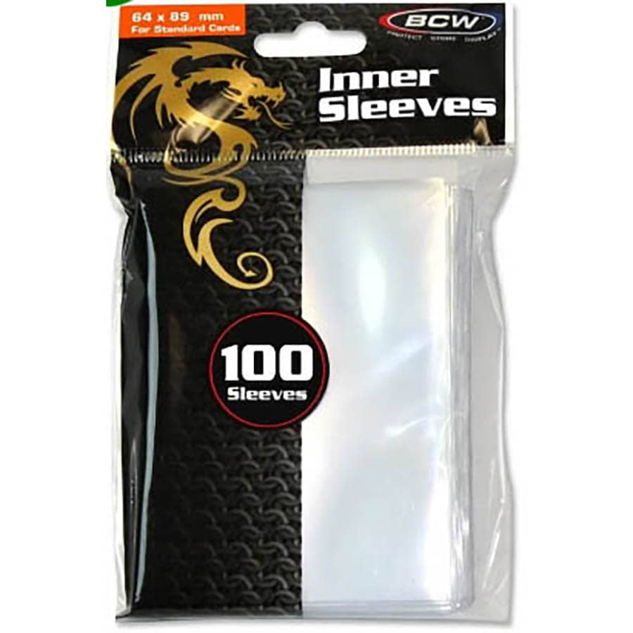 BCW: Deck Guard Inner Sleeves - 100ct