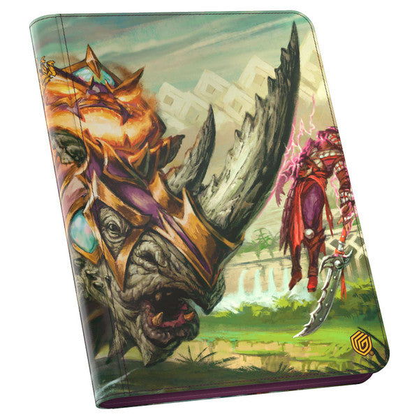 Ultimate Guard Binder: 9-Pocket ZipFolio - MTG Tarkir Dragonstorm - Skirmish Rhino