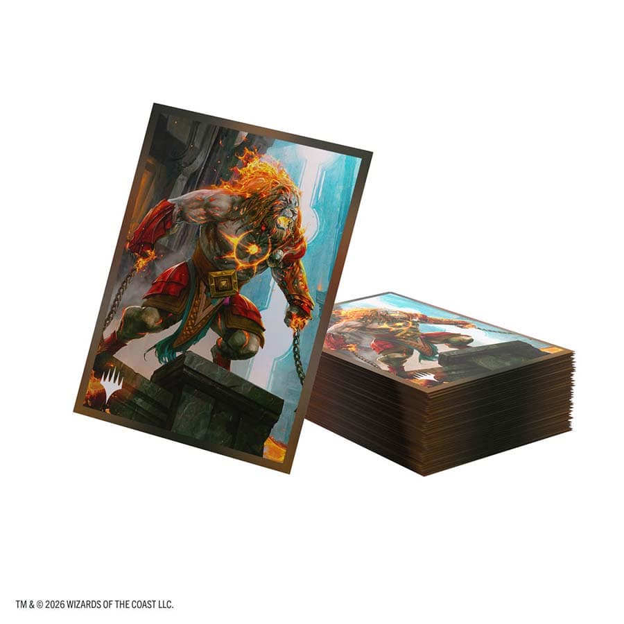 Magic: The Gathering | Reality Fracture Premium Art Sleeves - Ajani Path of Vengeance