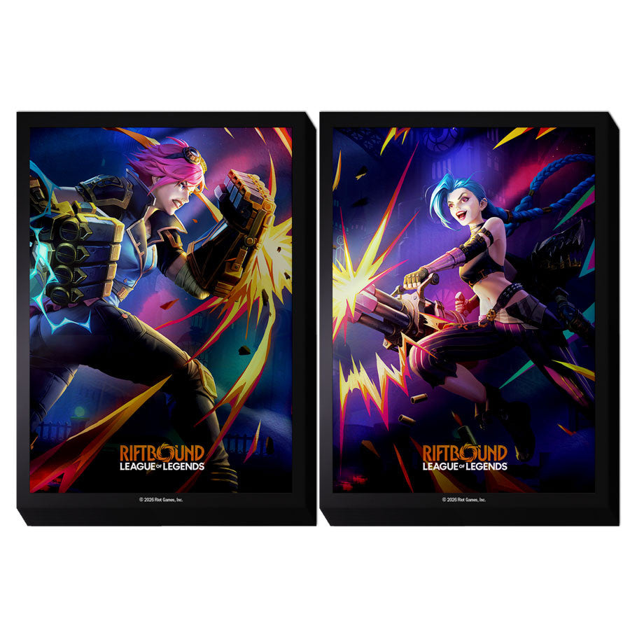 Card Sleeves: Riftbound Vendetta - Vi vs Jinx (100ct)