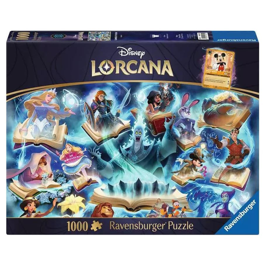 Puzzle: Disney Lorcana Sapphire 1000 Piece