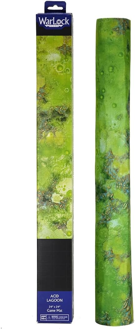 WarLock Tiles: Game Mat - Acid Lagoon