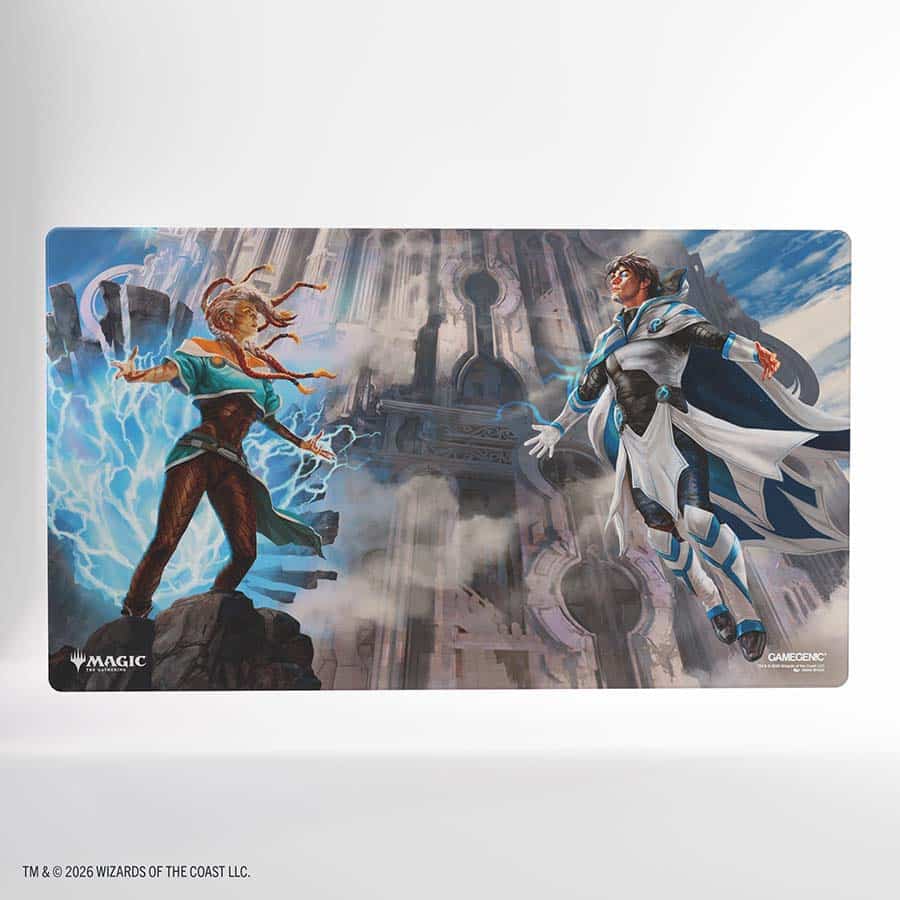Magic: The Gathering | Reality Fracture Shiny Playmat - Tam Beleren Conflicted Jace Building Reality