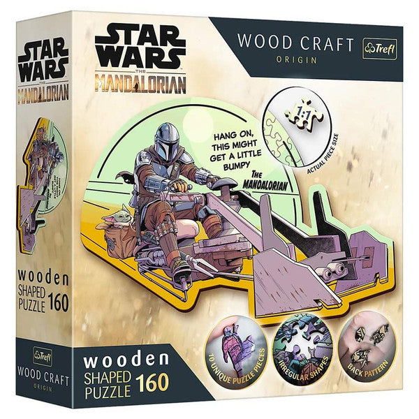 Star Wars Woodcraft: The Mandalorian Reunite 160 Piece Puzzle