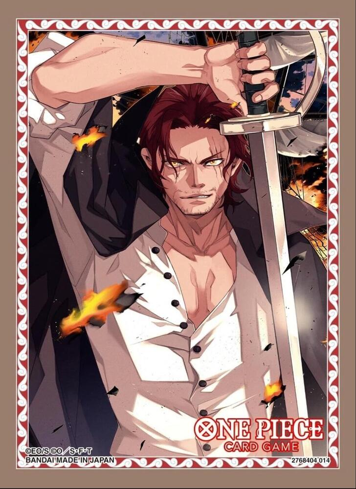 One Piece TCG Set 10 Official Sleeves (Shanks) One Piece TCG Set 10 Official Sleeves (Shanks)