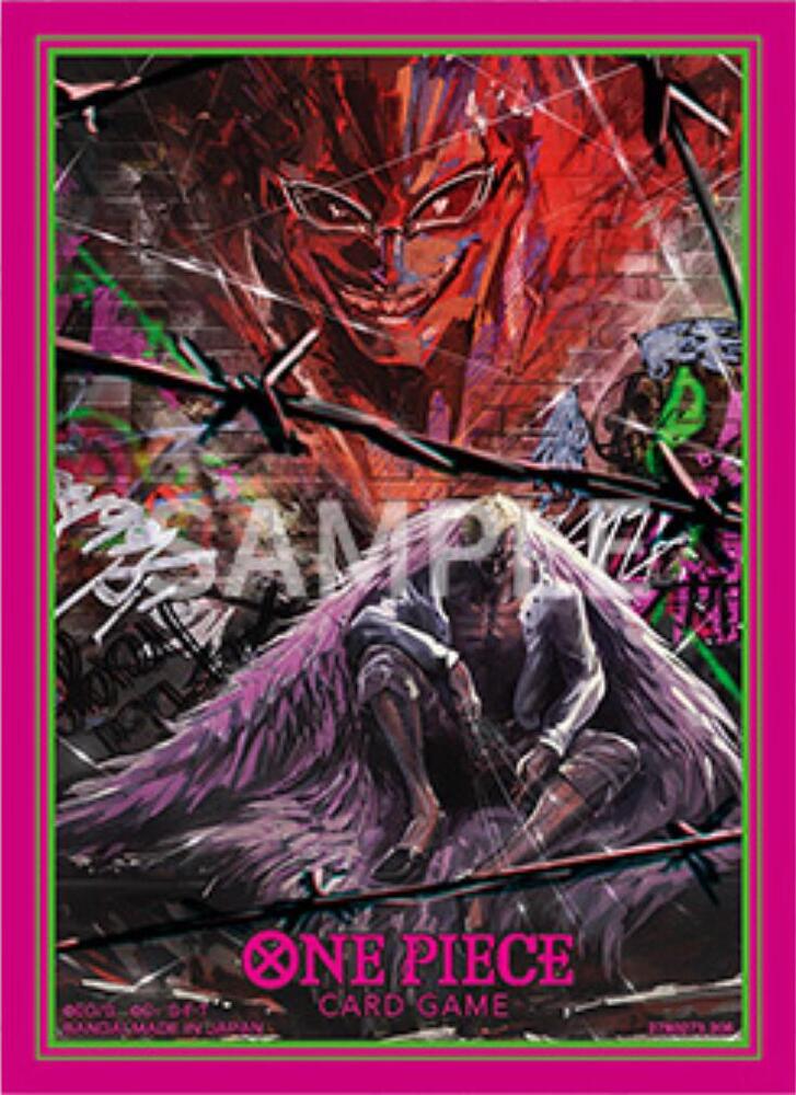 One Piece Card Game Official Sleeves: TCG+ Store Edition Vol. 4 - Donquixote Doflamingo (70-Pack)