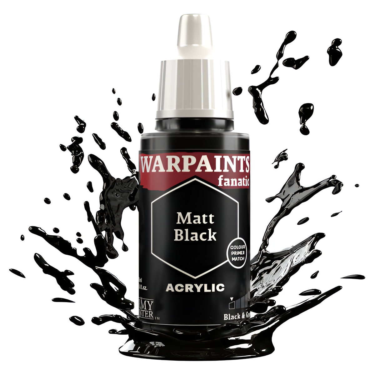 The Army Painter: Warpaints Fanatic - Matt Black (18ml)