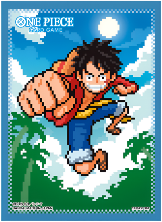 One Piece Card Game Official Sleeves: Assortment 8 - Monkey.D.Luffy (70-Pack)