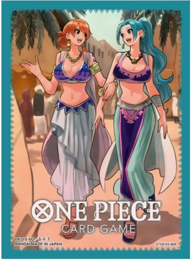 One Piece Card Game Official Sleeves: TCG+ Store Edition Vol.1 - Nami and Vivi (70-Pack)