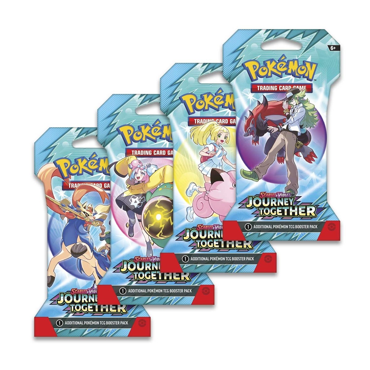 Pokemon TCG: Journey Together - Sleeved Booster