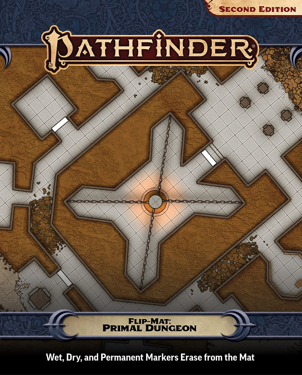 Pathfinder Flip-Mat: Primal Dungeon (PREORDER)