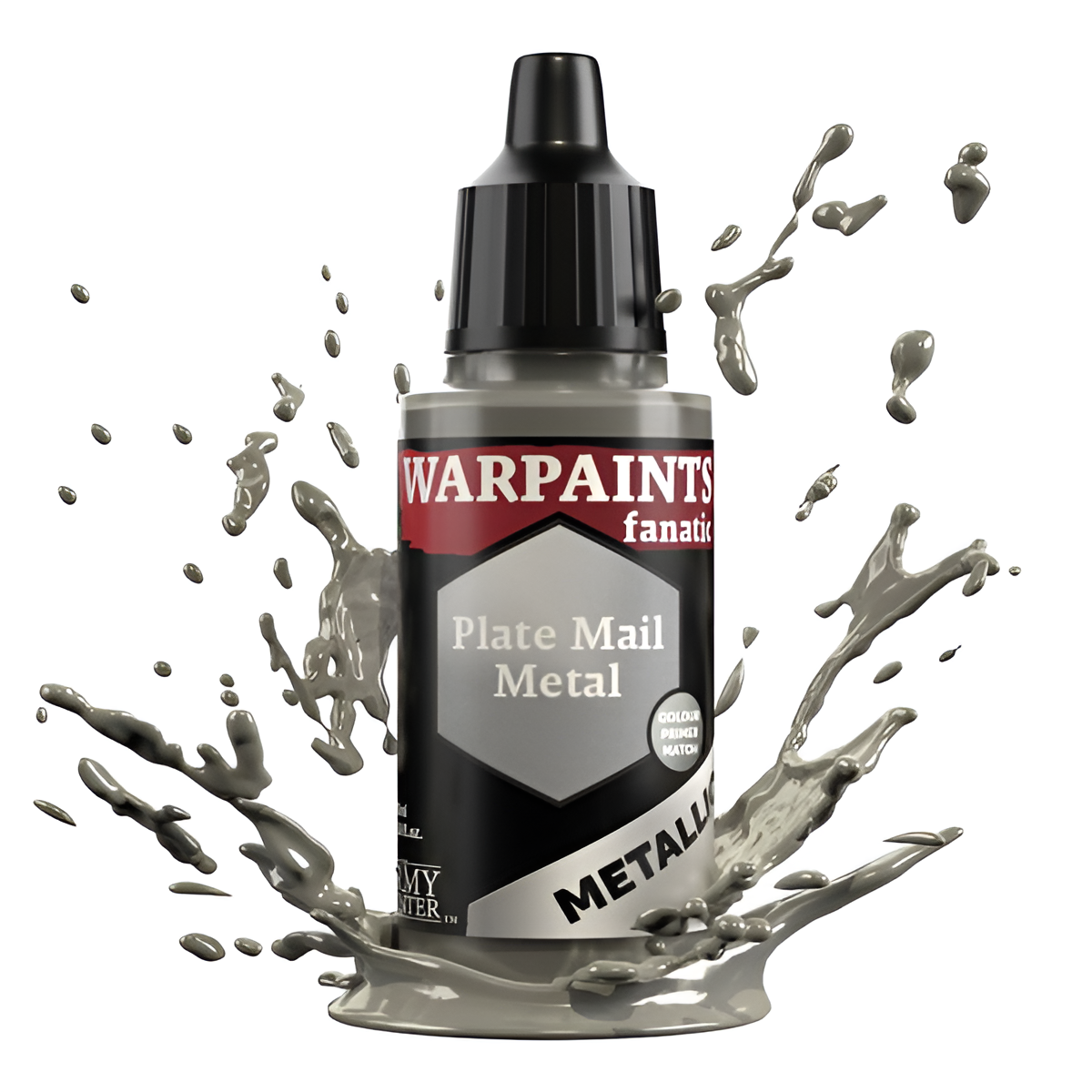 Warpaints Fanatic Metallic: Plate Mail Metal 18ml