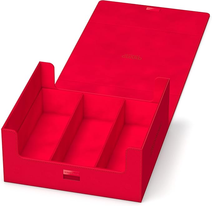 Ultimate Guard: Treasurehive 90+ Xenoskin Monocolor - Red