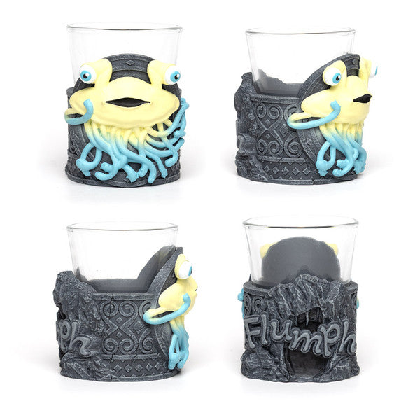 Dungeons & Dragons Mini Dice Cups Series Two featuring unique designs with whimsical creatures and textured bases.