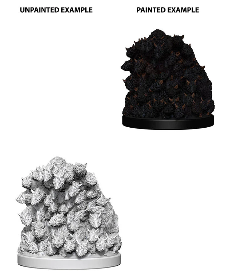 WizKids Deep Cuts Unpainted Miniatures: W04 Swarm of Rats