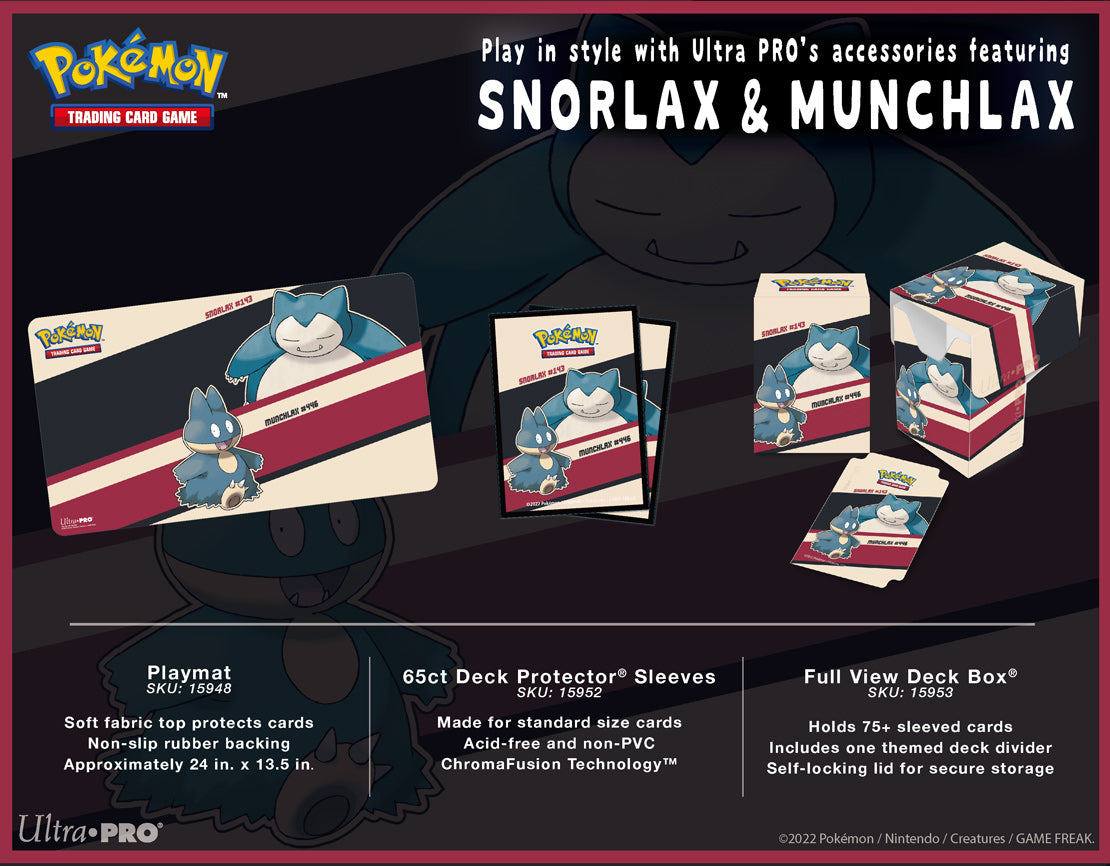 Playmat: Pokemon- Snorlax & Munchlax