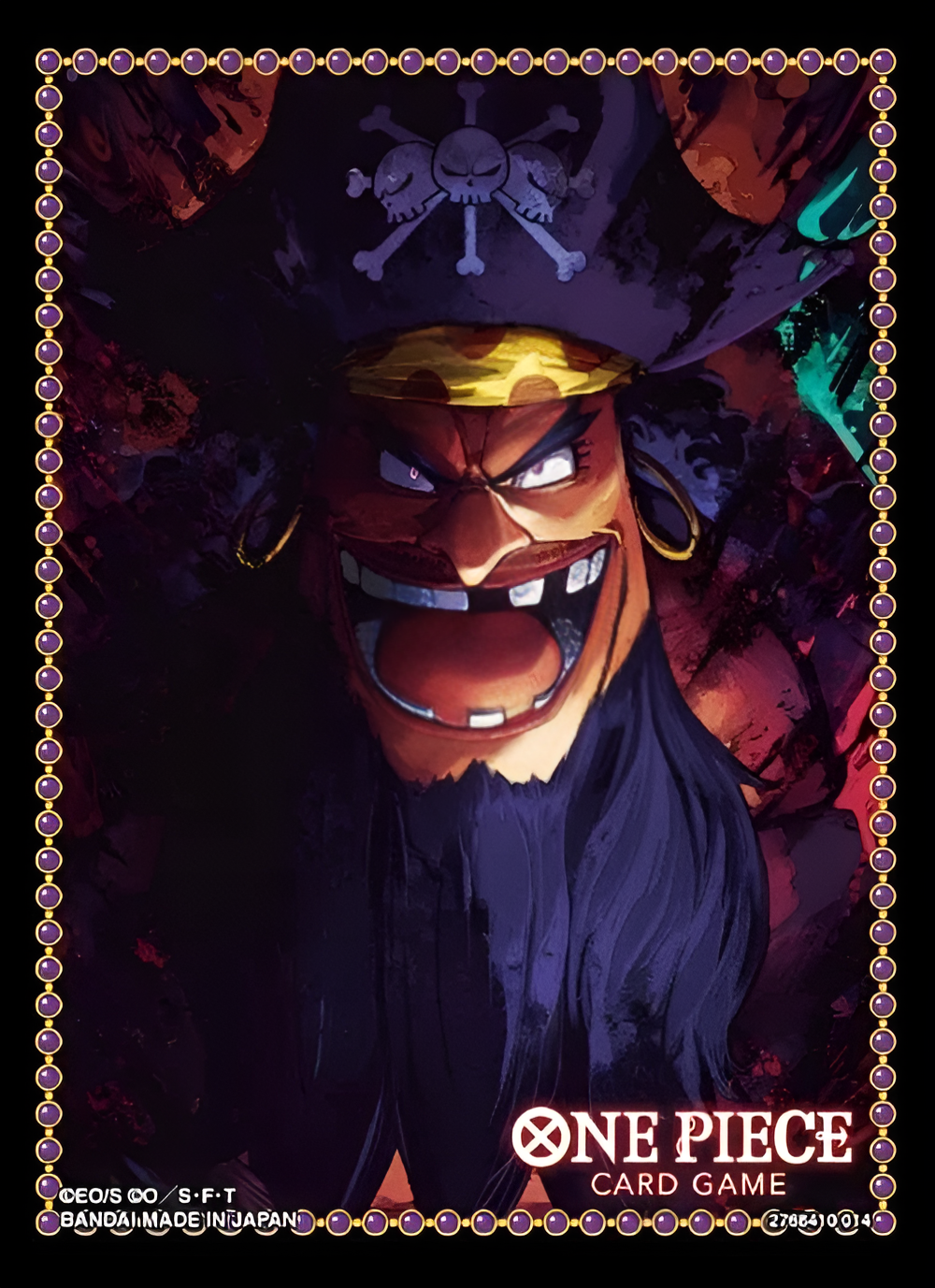 One Piece Card Game Official Sleeves: TCG+ Store Edition Vol. 3 - Marshall.D.Teach