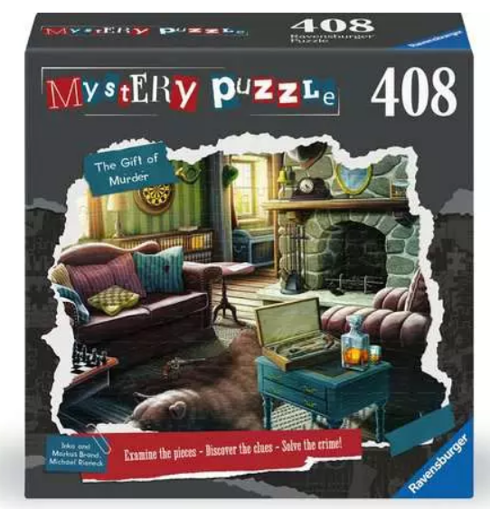 Puzzle X Crime: The Gift of Murder (408 pieces)