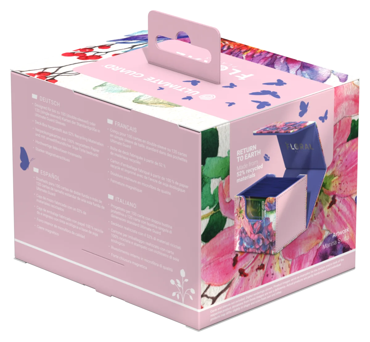 Ultimate Guard: Sidewinder 100+ Xenoskin - Floral Places - Lotus Bloom