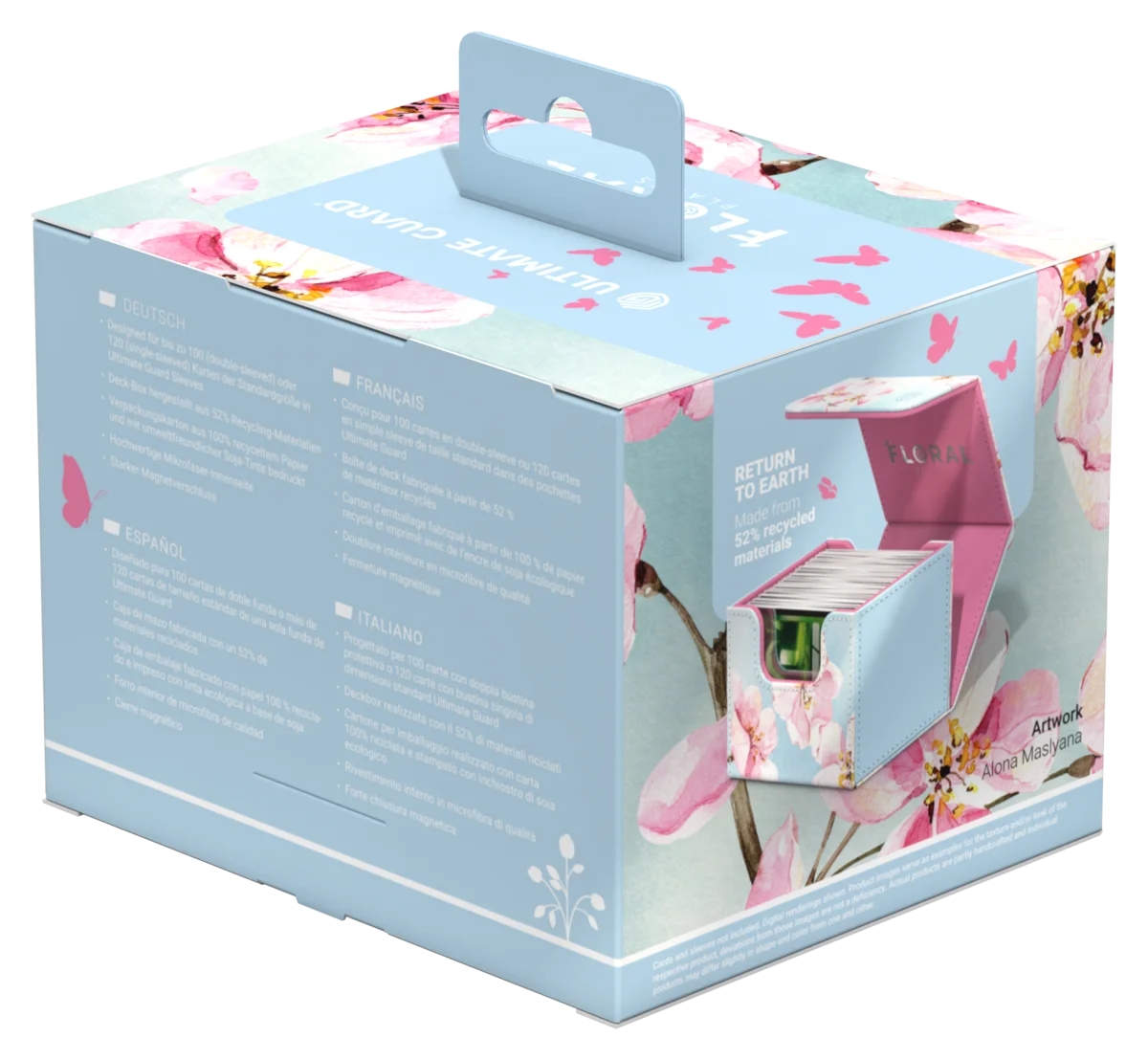 Ultimate Guard: Sidewinder 100+ Xenoskin - Floral Places - Cherry Bloom