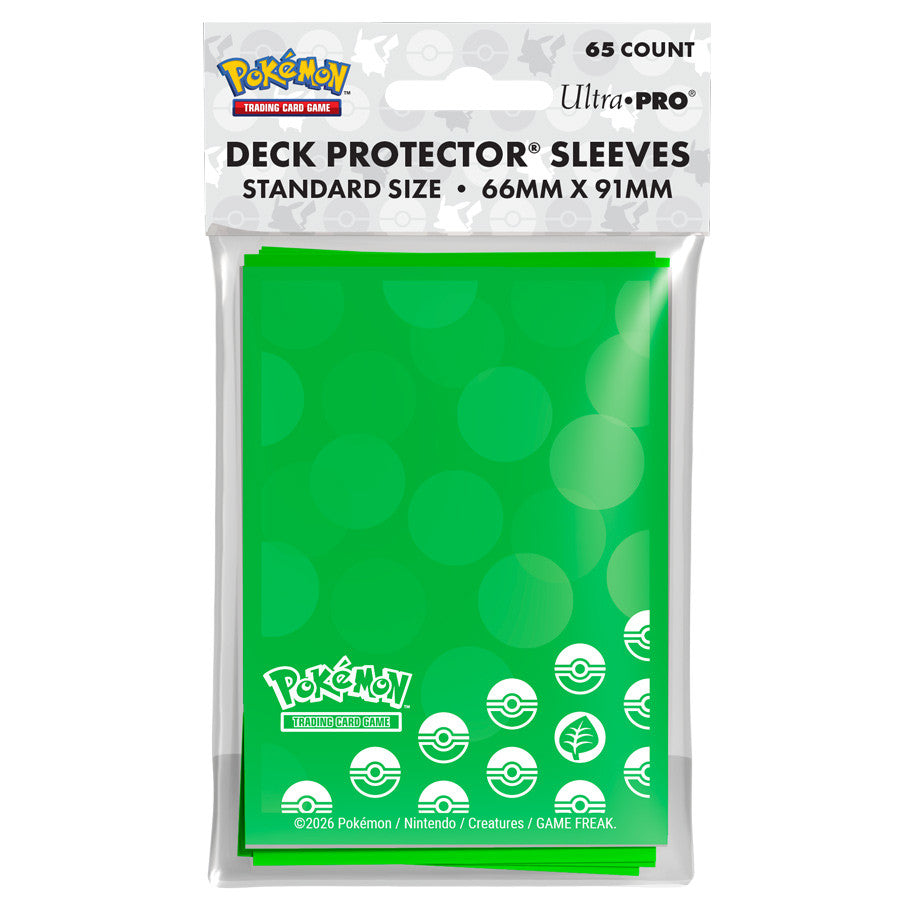 Ultra Pro - Pokemon Grass Standard Card Sleeves (65ct)