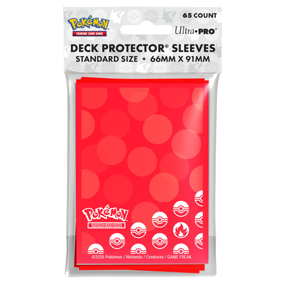 Ultra Pro - Pokemon Fire Standard Card Sleeves (65ct)
