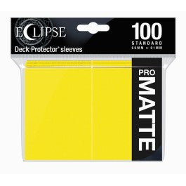 Ultra Pro Sleeves: Lemon Yellow - Eclipse - Matte (100ct)