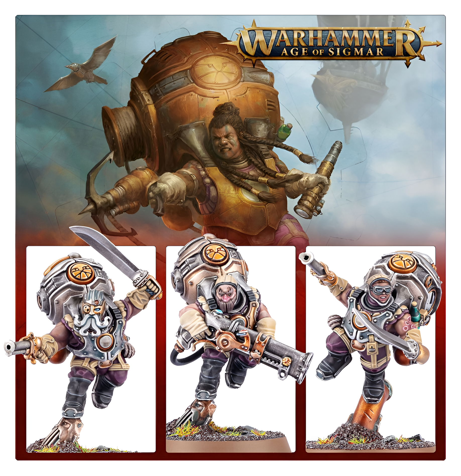 Warhammer Age of Sigmar: Kharadron Overlords - Vongrim Harpoon Crew