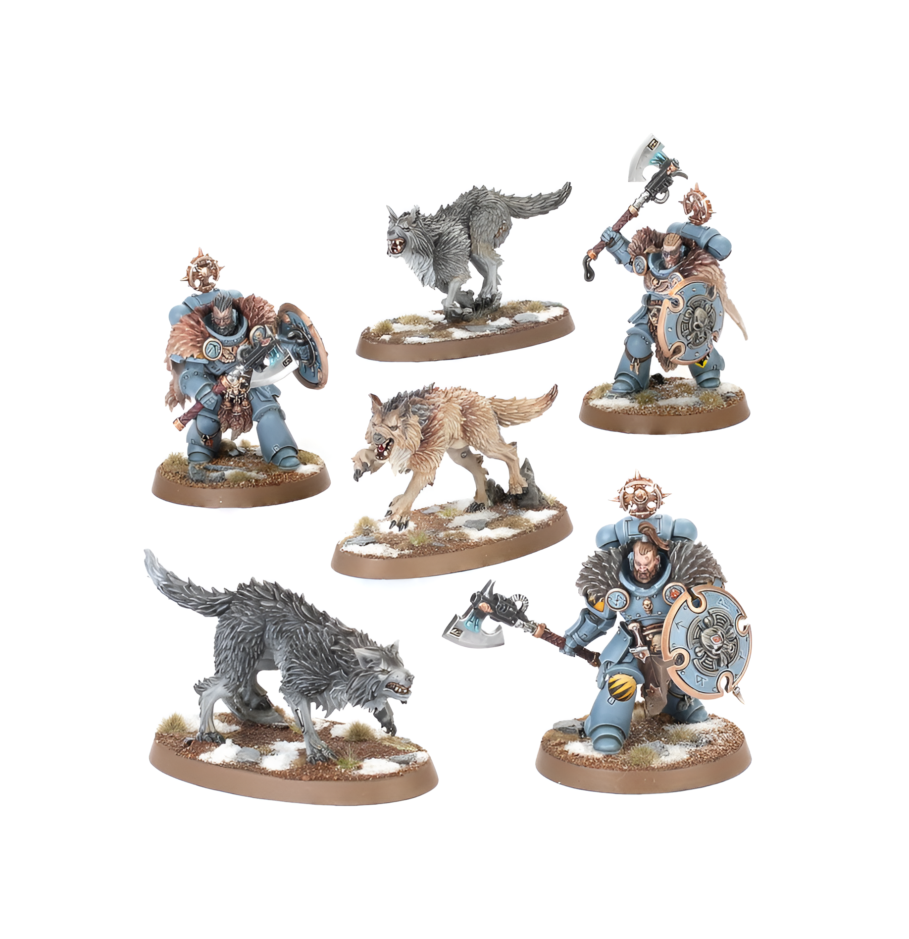 Warhammer 40K: Space Wolves - Wolf Guard Headtakers