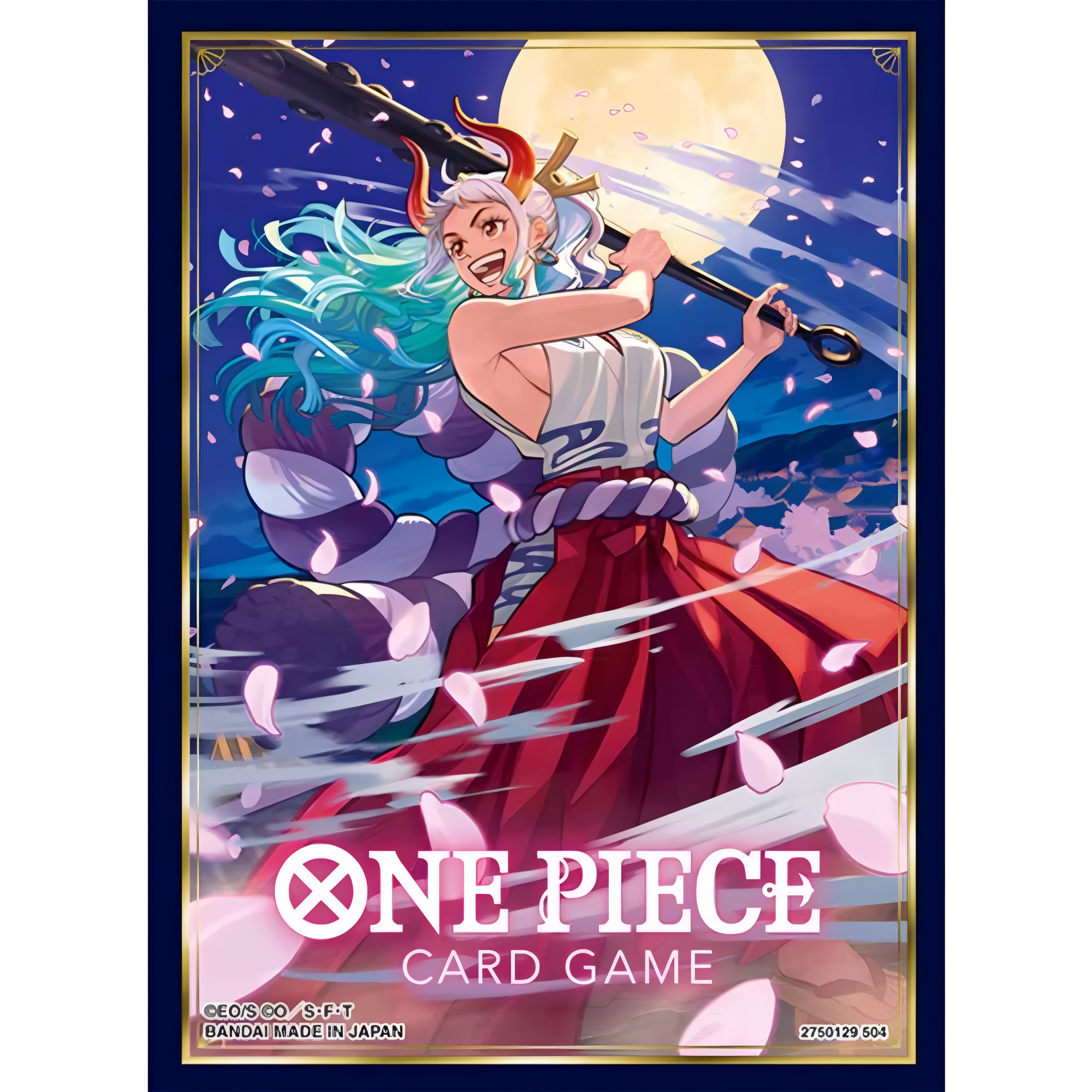 One Piece Card Game Official Sleeves: Assortment 8 - Yamato (70-Pack)