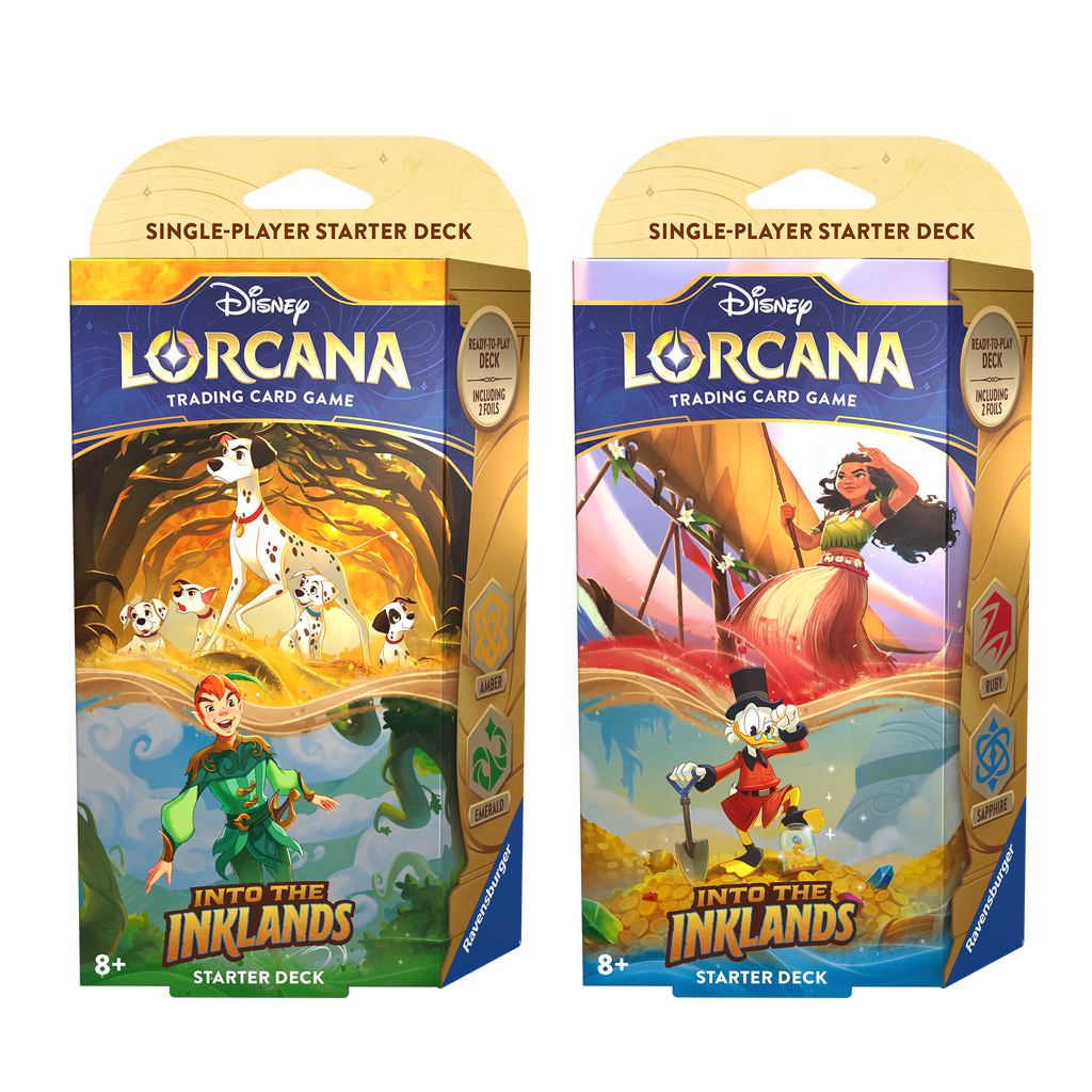 Disney Lorcana TCG: Into The Inklands - Starter Deck Set Of 2 | Wulf Gaming Disney Lorcana TCG: Into The Inklands - Starter Deck Set Of 2 | Wulf Gaming