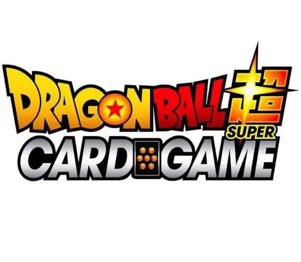Logo for Dragon Ball Super Trading Card Game featuring vibrant colors and bold text, highlighting the game's title.