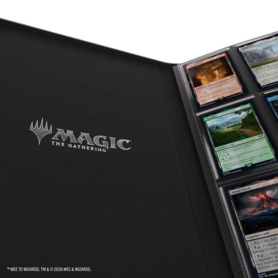 Magic: The Gathering | The Hobbit Zip-Up Album 18-Pocket - Thranduil, the Elvenking/The Mountain-King