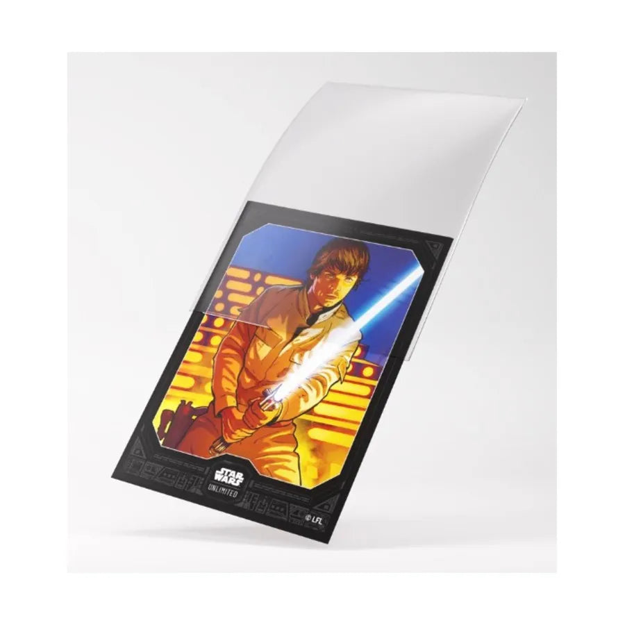 Gamegenic sleeves featuring Luke Skywalker from Star Wars Unlimited, designed for double sleeving trading cards.