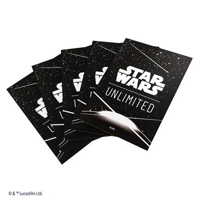 Gamegenic Star Wars Unlimited Art Sleeves - Back White | Protects 60 Cards