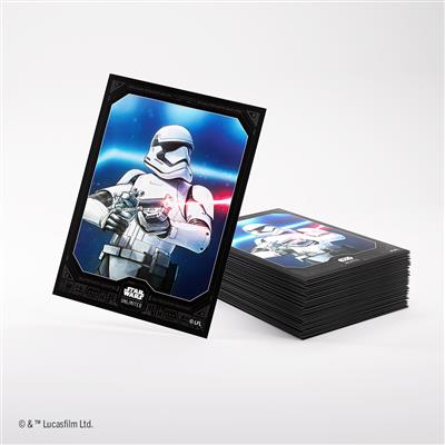 Gamegenic Star Wars Unlimited sleeves featuring a Stormtrooper design, ideal for protecting trading cards.