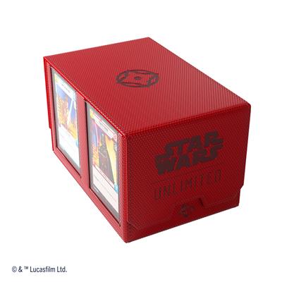 Gamegenic Deck Box: Star Wars Unlimited - Double Deck Pod - Red