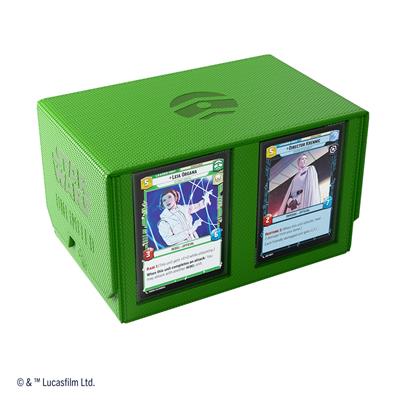 Gamegenic Deck Box: Star Wars Unlimited - Double Deck Pod - Green