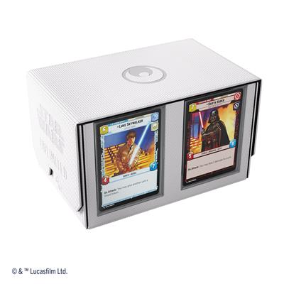 Gamegenic Deck Box: Star Wars Unlimited - Double Deck Pod - White/Black