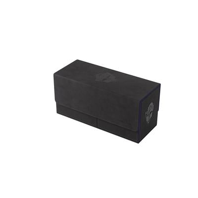 Gamegenic Deck Box The Academic 133+ XL in black and purple, designed for card storage and protection. Tolarian Edition.