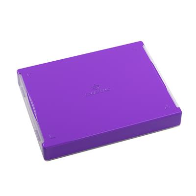 Gamegenic Token Silo Convertible in purple and orange, designed for organizing game tokens and accessories.