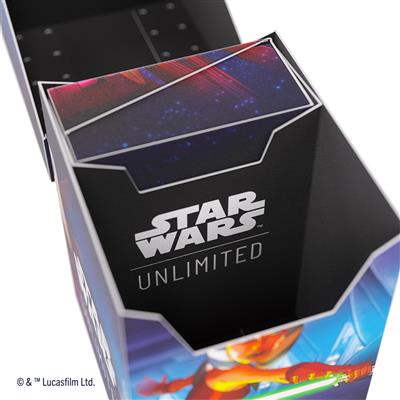 Gamegenic Deck Box featuring Star Wars Unlimited design with Ahsoka Tano and General Grievous artwork.