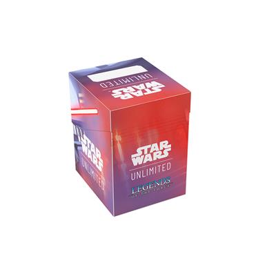 Gamegenic Deck Box featuring Darth Maul design for Star Wars Unlimited, ideal for card storage and protection.
